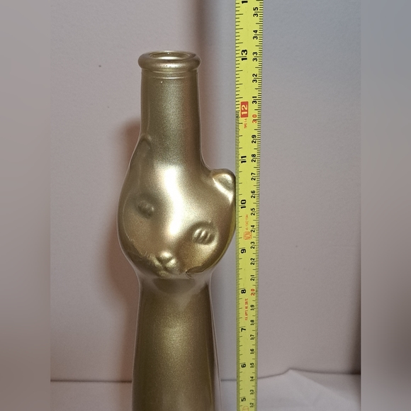 Light Gold Happy Cat Rheinhessen Riesling Germany Empty Wine Bottle. - Picture 2 of 3